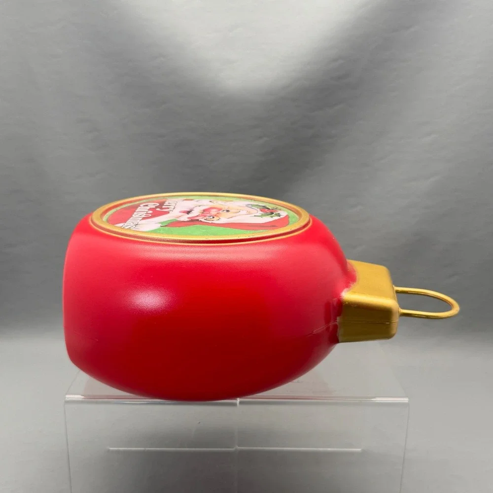 Mr Christmas Blow Santa Ornament Red Table Top Light Up Decor